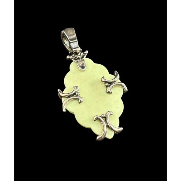 Carolyn Pollack Sleeping Beauty Turquoise Multi Gemstone Sterling Silver Pendant - Picture 5 of 7